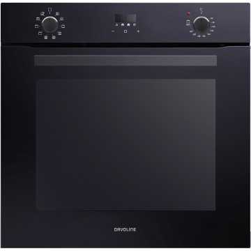 Davoline BBO 7210 Φούρνος άνω Πάγκου 72lt Π59.4εκ. Μαύρος